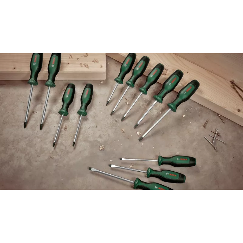 Bosch 1 600 A02 W7L set platte schroevendraaiers
