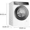 Bosch Serie 8 WGB244040 wasmachine frontlader 9 kg 1257 t/min wit