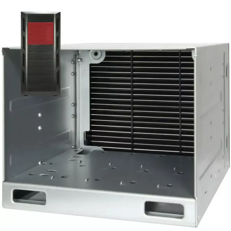 Computerbehuizing INTER-TECH 88887382 micro tower zwart — micro tower, ondersteunt ATX/EATX/SSI EEB/Micro ATX/Mini-ITX, 7×3,5-inch bays, 2×2,5-inch bays, 10×5,25-inch bays, 2×USB 3.2 Gen1
