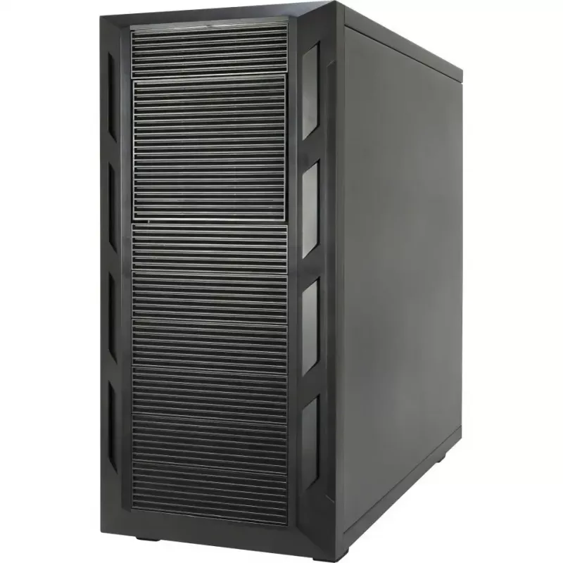 Computerbehuizing INTER-TECH 88887382 micro tower zwart — micro tower, ondersteunt ATX/EATX/SSI EEB/Micro ATX/Mini-ITX, 7×3,5-inch bays, 2×2,5-inch bays, 10×5,25-inch bays, 2×USB 3.2 Gen1