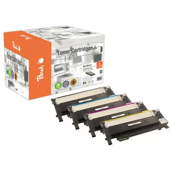 Peach PT1152 tonercartridge 4 st. compatibel zwart, cyaan, magenta, geel