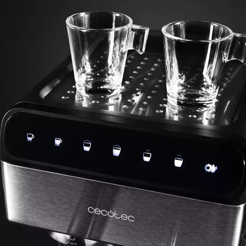 Espressomachine CECOTEC Power Instant-ccino 20 Touch – volautomatisch, 1,4 L watertank, 2 kopjes, 1350 W
