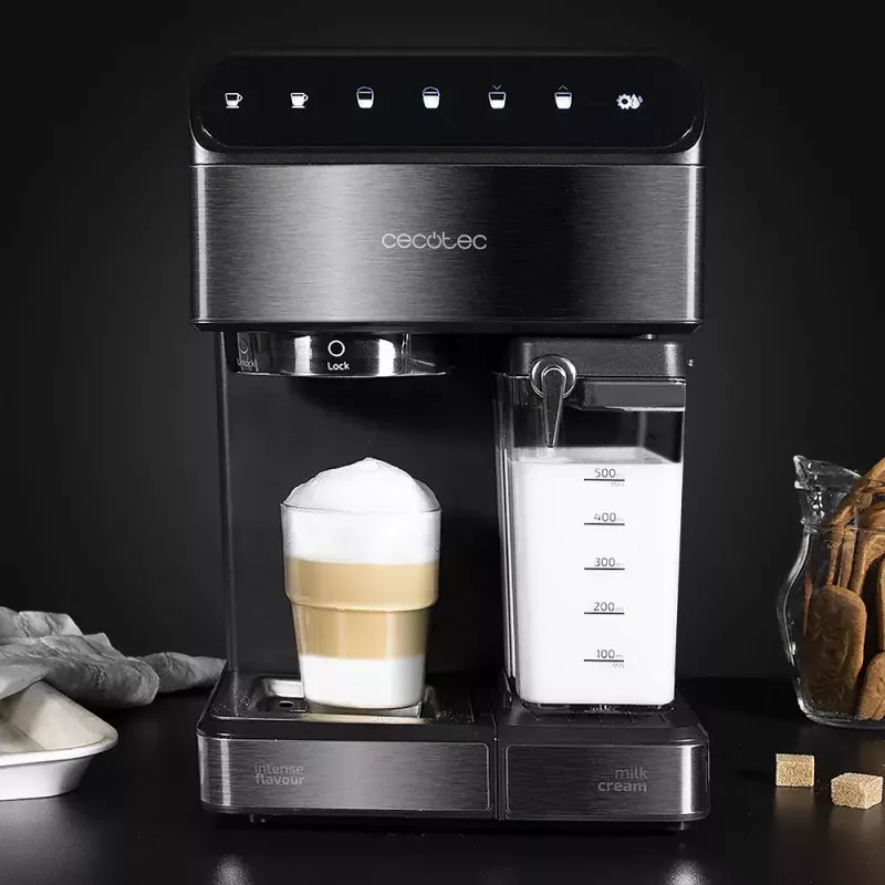 Espressomachine CECOTEC Power Instant-ccino 20 Touch – volautomatisch, 1,4 L watertank, 2 kopjes, 1350 W