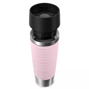 EMSA Travel Mug Waves Grande 500 ml roze, roestvrij staal