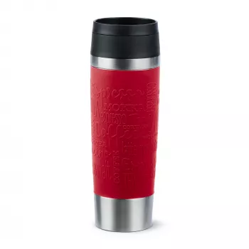 EMSA Travel Mug Classic N2022200 reisbeker 500 ml zwart, rood, roestvrij staal roestvrij staal