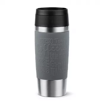 EMSA Travel Mug Classic 360 ml grijs roestvrijstalen reisbeker