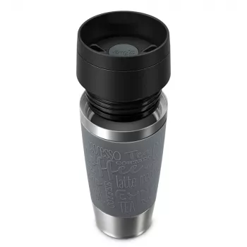 EMSA Travel Mug Classic 360 ml grijs roestvrijstalen reisbeker