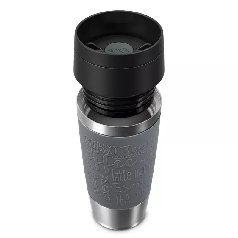 EMSA Travel Mug Classic 360 ml grijs roestvrijstalen reisbeker