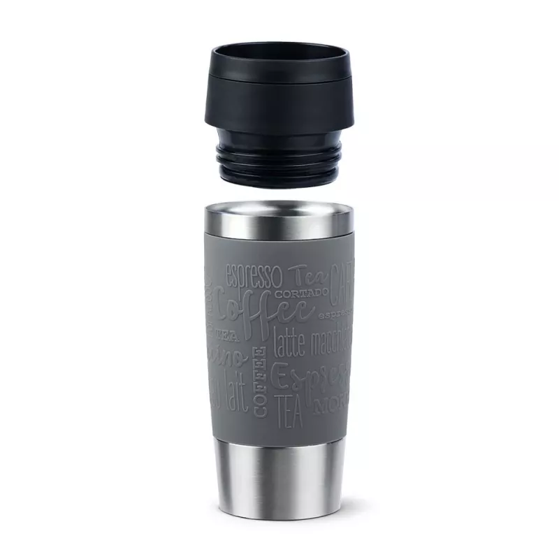 EMSA Travel Mug Classic 360 ml grijs roestvrijstalen reisbeker