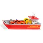 Siku brandweerwerkboot brandweerbootmodel voorgemonteerd 1:50