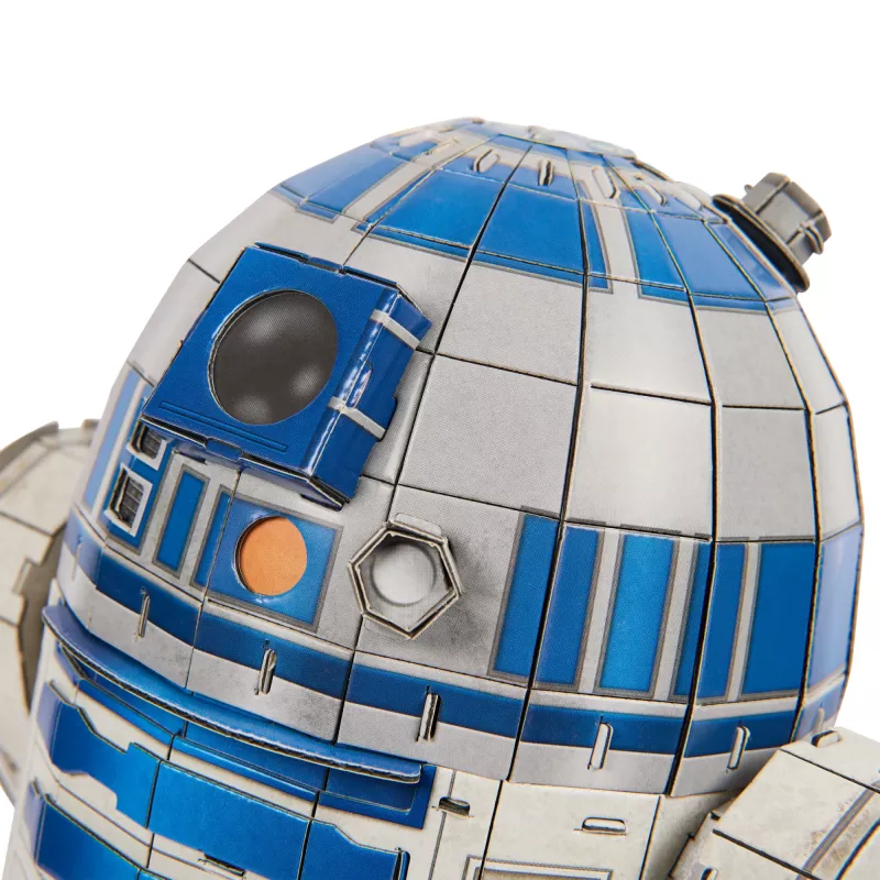 4D Build, Star Wars R2-D2 kartonmodelbouwpakket 201 onderdelen | Star Wars speelgoed bureaudecoratie | constructiespeelgoed | 3D-modelbouwpakketten voor volwassenen & jongeren vanaf 12