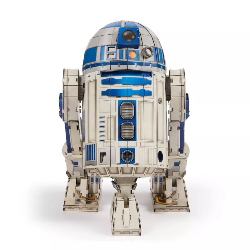 4D Build, Star Wars R2-D2 kartonmodelbouwpakket 201 onderdelen | Star Wars speelgoed bureaudecoratie | constructiespeelgoed | 3D-modelbouwpakketten voor volwassenen & jongeren vanaf 12