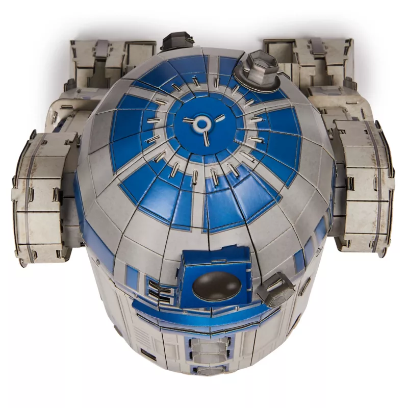 4D Build, Star Wars R2-D2 kartonmodelbouwpakket 201 onderdelen | Star Wars speelgoed bureaudecoratie | constructiespeelgoed | 3D-modelbouwpakketten voor volwassenen & jongeren vanaf 12