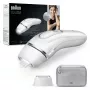 IPL-ontharingsapparaat BRAUN Silk-expert Pro 3 PL3020 — zilver/wit, netvoeding, opzetstukken voor gezicht en lichaam