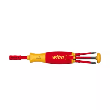 Handmatige schroevendraaier Wiha 41234 multibit-schroevendraaier standaard-schroevendraaier