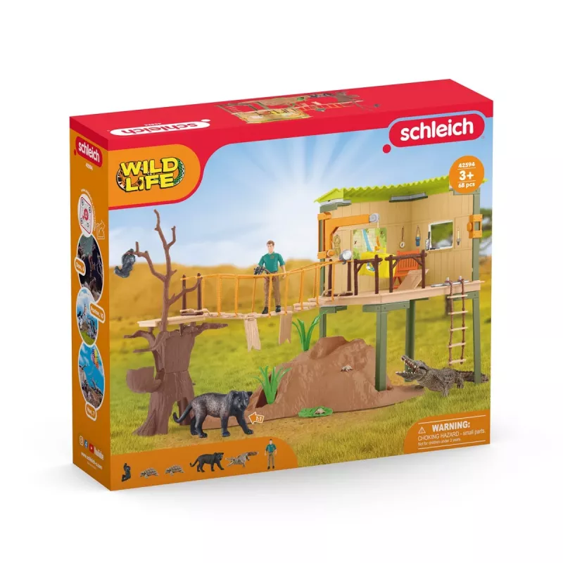 Zoo schleich WILD LIFE ranger-avonturenstation meerkleurig 3-8 jaar