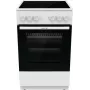 Gorenje GEC5A21WG vrijstaand fornuis elektrisch glaskeramische kookplaat wit