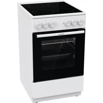Gorenje GEC5A21WG vrijstaand fornuis elektrisch glaskeramische kookplaat wit
