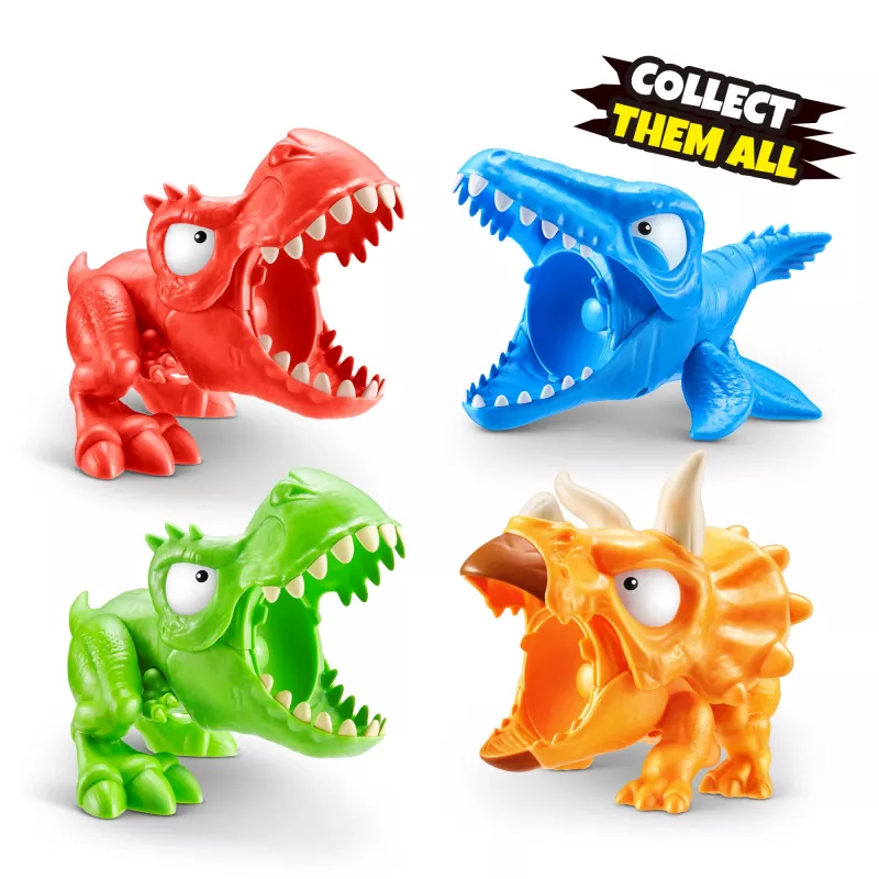 Zuru Smashers T‑Rex Battles speelfiguur – verzamelbare dinosaurus-actiefiguur, gesorteerde modellen