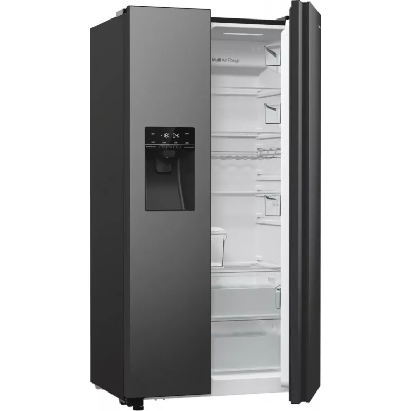 Hisense RS5P535NTFE Side-by-Side-koelkast vrijstaand 566 L zwart