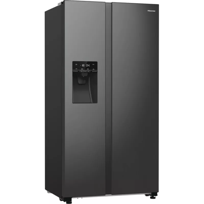 Hisense RS5P535NTFE Side-by-Side-koelkast vrijstaand 566 L zwart