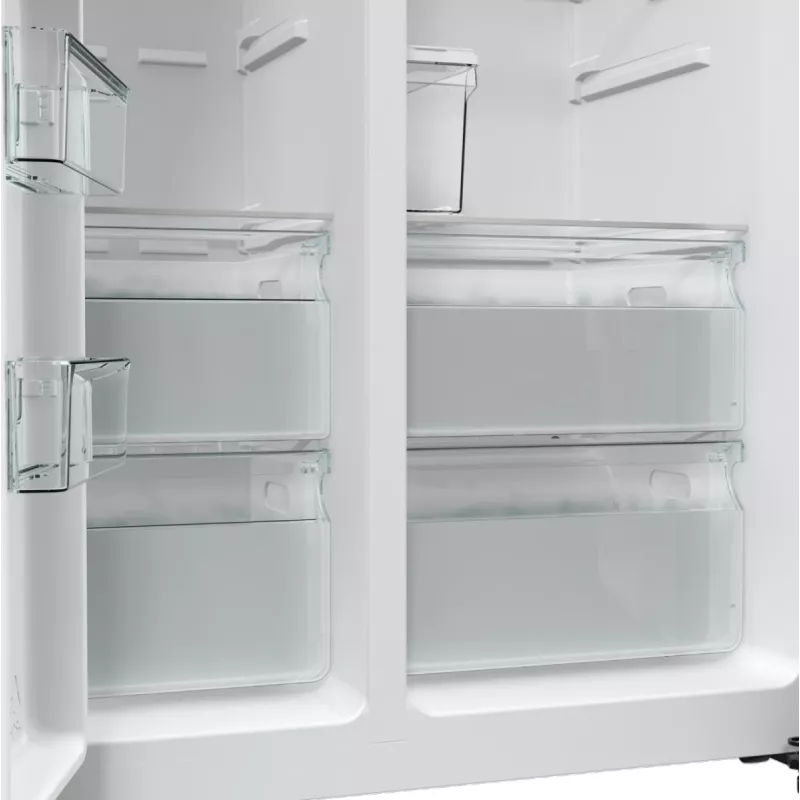 Hisense RS5P535NTFE Side-by-Side-koelkast vrijstaand 566 L zwart