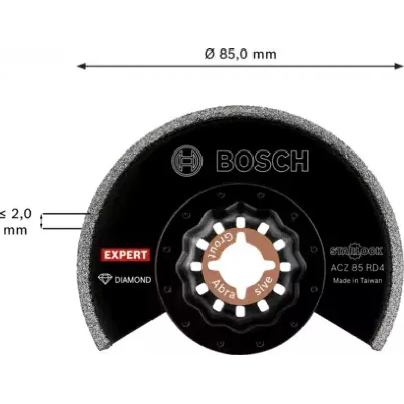 Bosch 2 608 900 035 multigereedschap-accessoire segmentblad