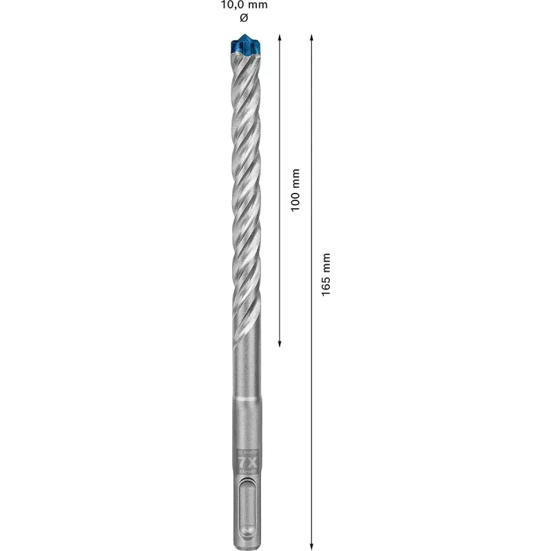 Bosch Expert SDS-plus-7X hamerboor 5 mm x 165 mm, 10 stuks (2608900158)