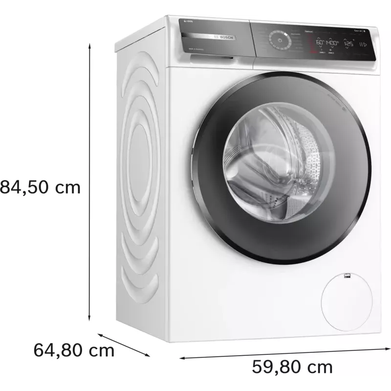 Bosch Serie 8 WGB244AW0 wasmachine frontlader 9 kg 1400 t/min wit