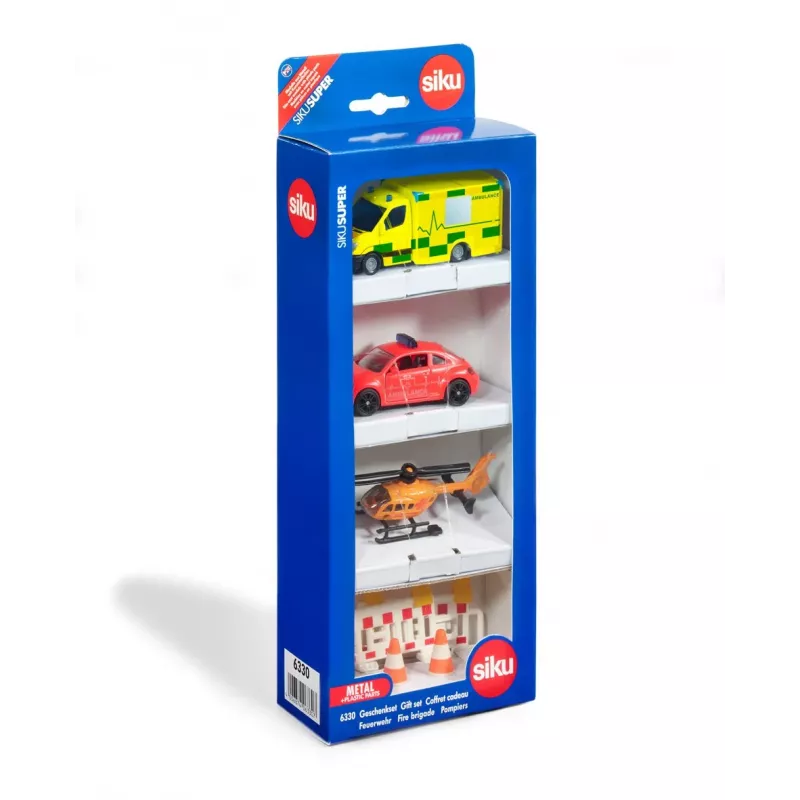 Siku 6332 reddingsset model op schaal voorgemonteerd