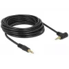 Audiokabel 3,5 mm M/M DeLOCK 83760 5 m zwart