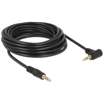 Audiokabel 3,5 mm M/M DeLOCK 83760 5 m zwart