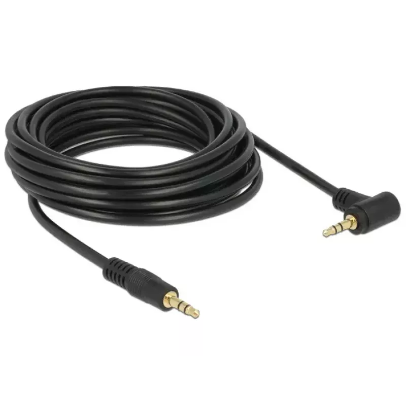 Audiokabel 3,5 mm M/M DeLOCK 83760 5 m zwart