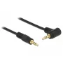 Audiokabel 3,5 mm M/M DeLOCK 83760 5 m zwart