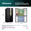 Hisense RQ5P470SAFD vrijstaand 483 L zwart, roestvrijstaal