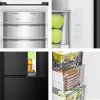 Hisense RQ5P470SAFD vrijstaand 483 L zwart, roestvrijstaal