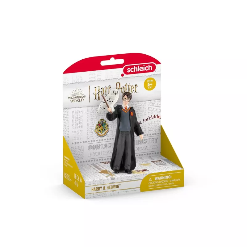 Figuur Schleich Harry Potter & Hedwig meerkleurig 42633 aanbevolen leeftijd 6+