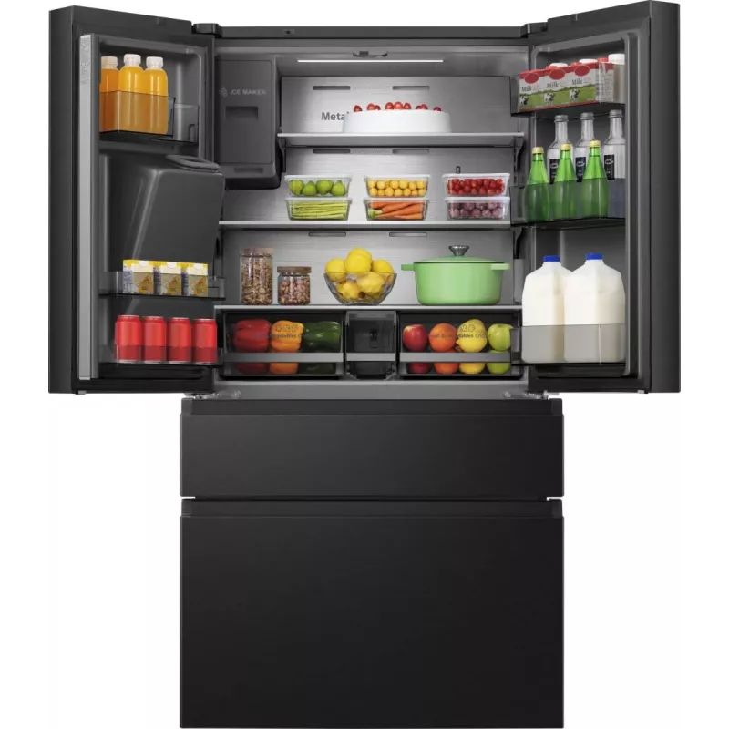 Hisense RF728N4SBFE side-by-side koelkast vrijstaand 560 L zwart