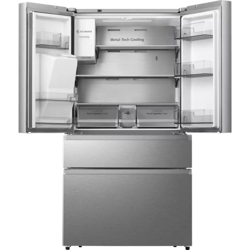 Hisense RF728N4SASE vrijstaand 560 L roestvrijstaal