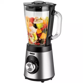 Unold Edel 1,5 L tafelmixer 500 W zwart, roestvrij staal, transparant