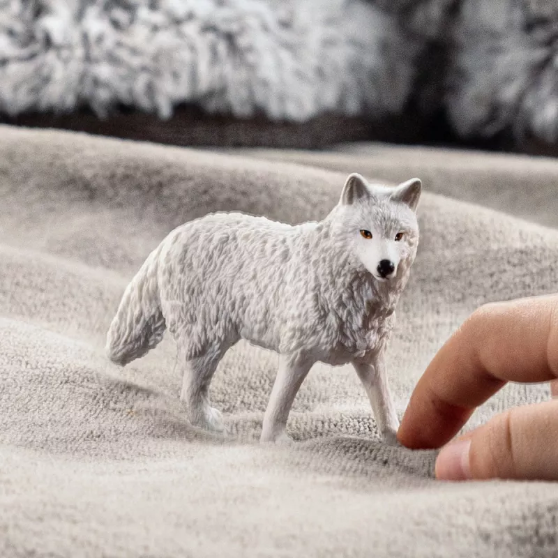 Figuur Schleich Wolf Polair 14880 – Dierfiguur, gedetailleerd kunststofmodel, verzamelspelfiguur