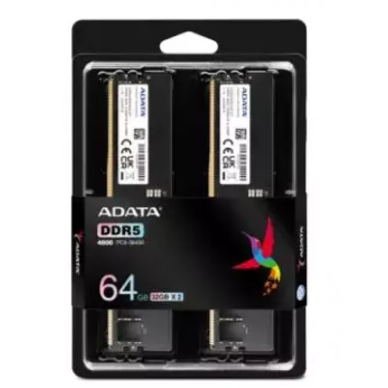 ADATA Premier DDR5 4800MHz 64GB (2x32GB) UDIMM werkgeheugen RAM-module kit (AD5U480032G-DT)