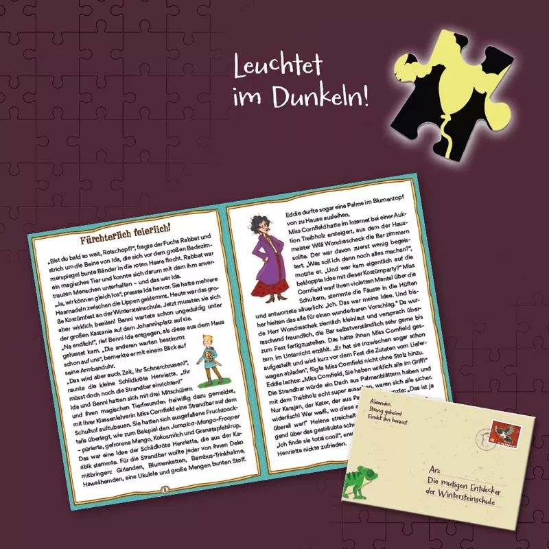 Story puzzel: Die Schule der magischen Tiere - Fürchterlich feierlich!