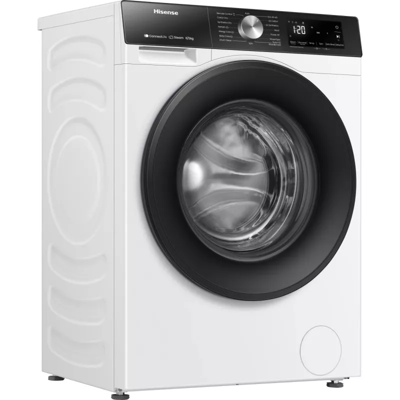Hisense WD3S8043BW3 was-droogcombinatie vrijstaand frontlader wit