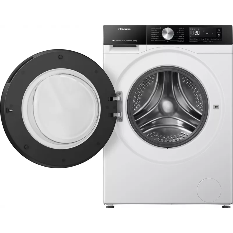 Hisense WD3S8043BW3 was-droogcombinatie vrijstaand frontlader wit
