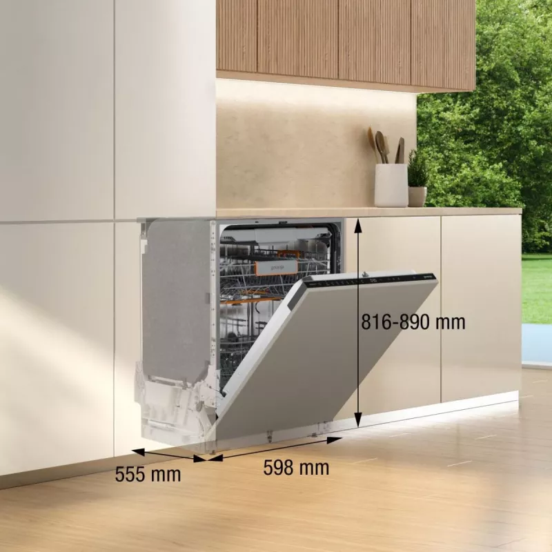 Gorenje GV663A66 volledig integreerbaar 16 couverts