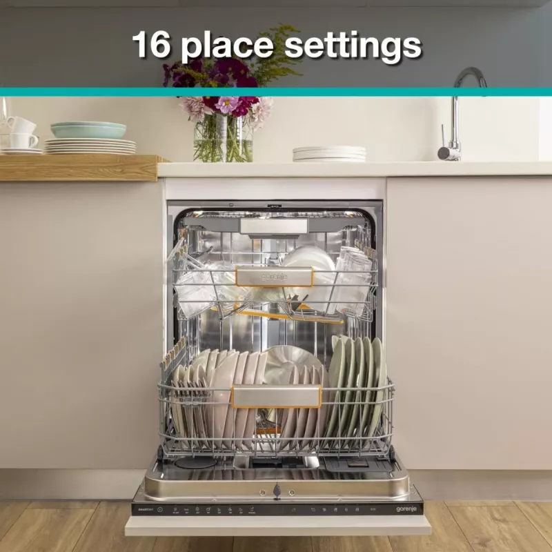 Gorenje GV663A66 volledig integreerbaar 16 couverts