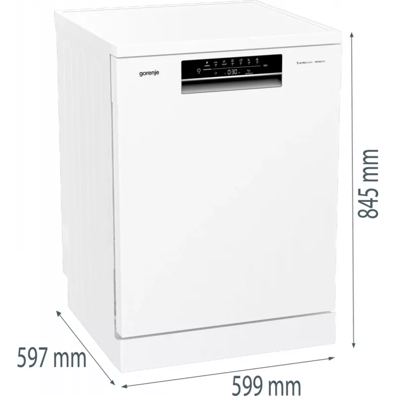 Gorenje GS643C90W vrijstaand 16 couverts