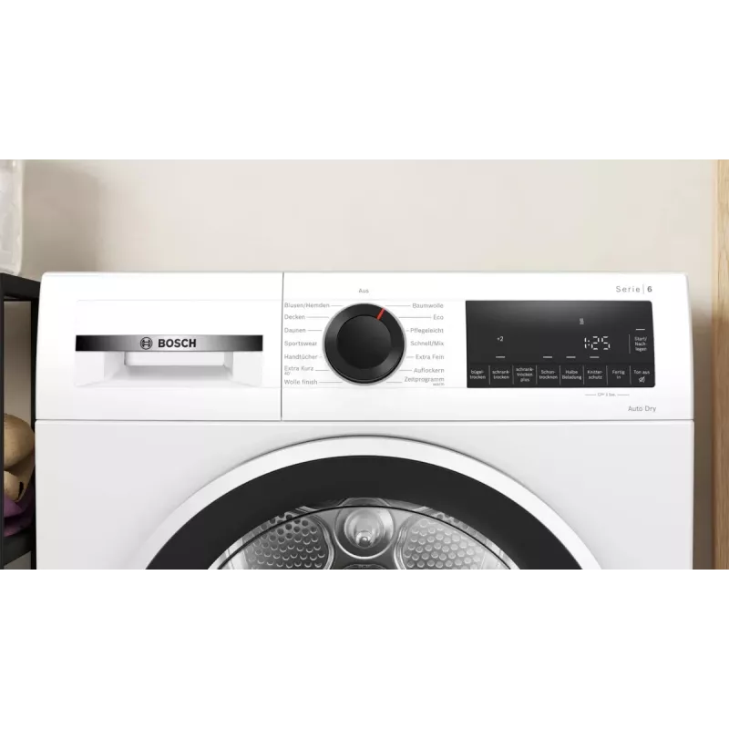 Bosch Serie 6 WQG241001 wasdroger vrijstaand frontlader 9 kg wit