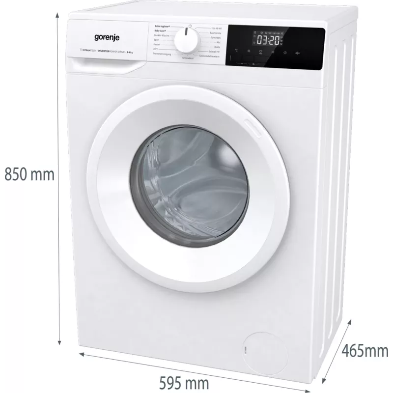 Gorenje WNHPI62SCPS/DE wasmachine frontlader 6 kg 1200 t/min wit